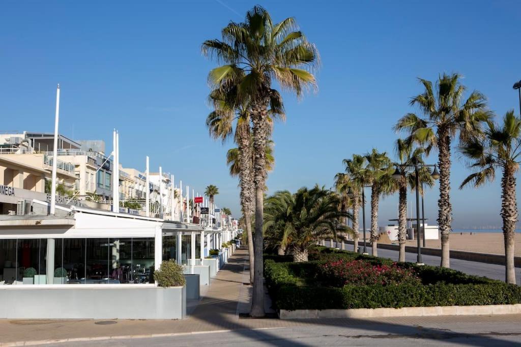 Elegante Apartamento Cerca De La Playa Daire Valensiya Dış mekan fotoğraf