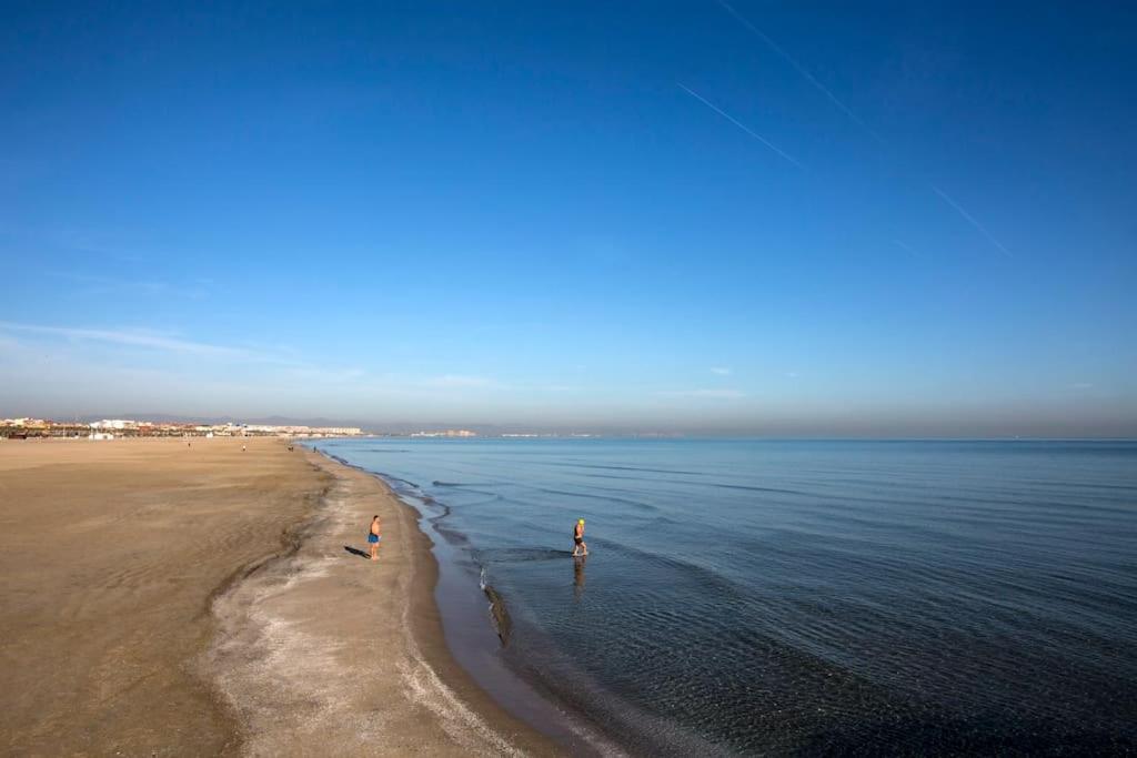 Elegante Apartamento Cerca De La Playa Daire Valensiya Dış mekan fotoğraf